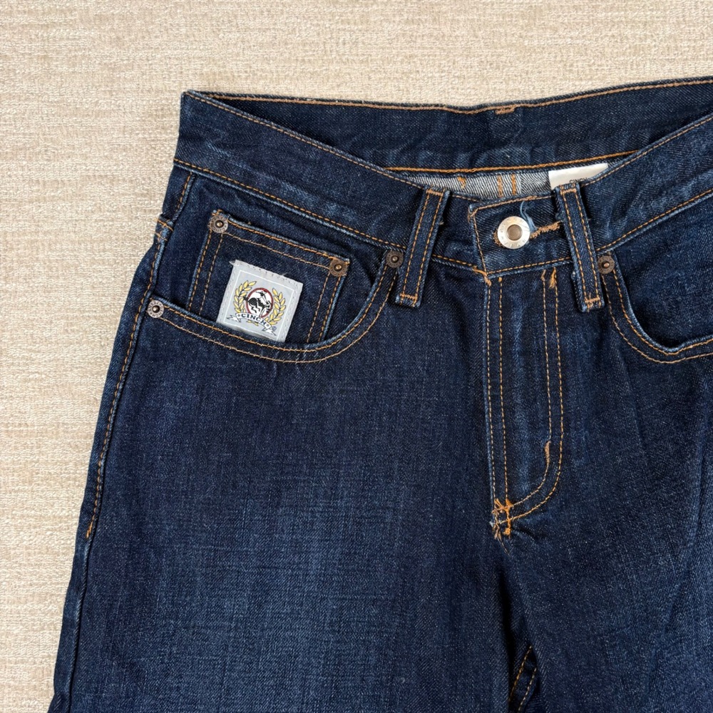 NEW Cinch Men Silver Label Slim Straight Leg Dark Wash Western Denim Jeans 27x36